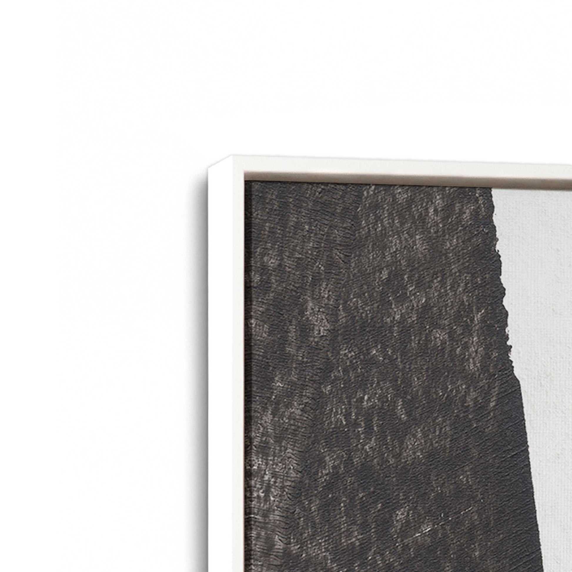 [Color:Opaque White], Picture of art in a White frame at an angle