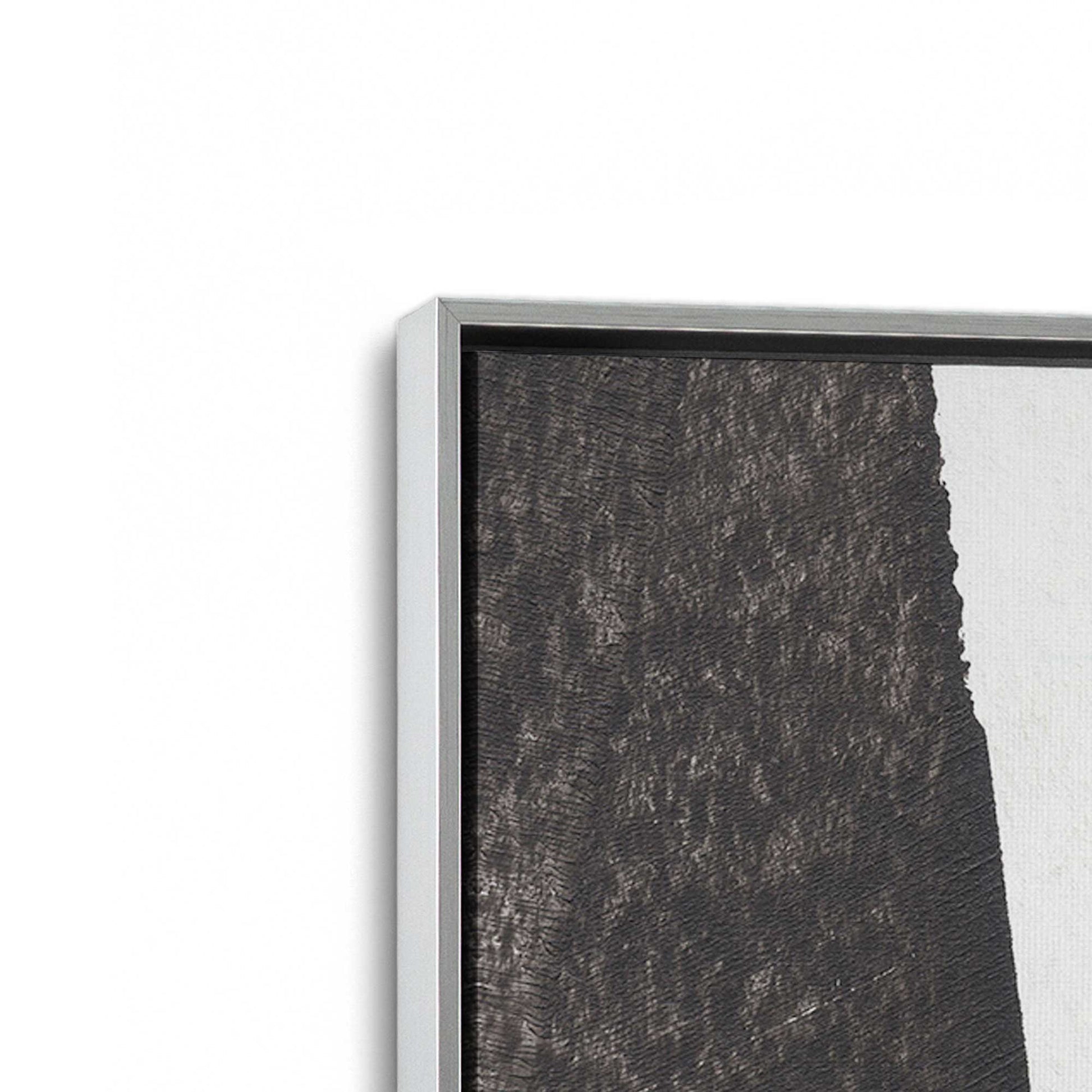 [Color:Polished Chrome], Picture of art in a Polished Chrome frame at an angle