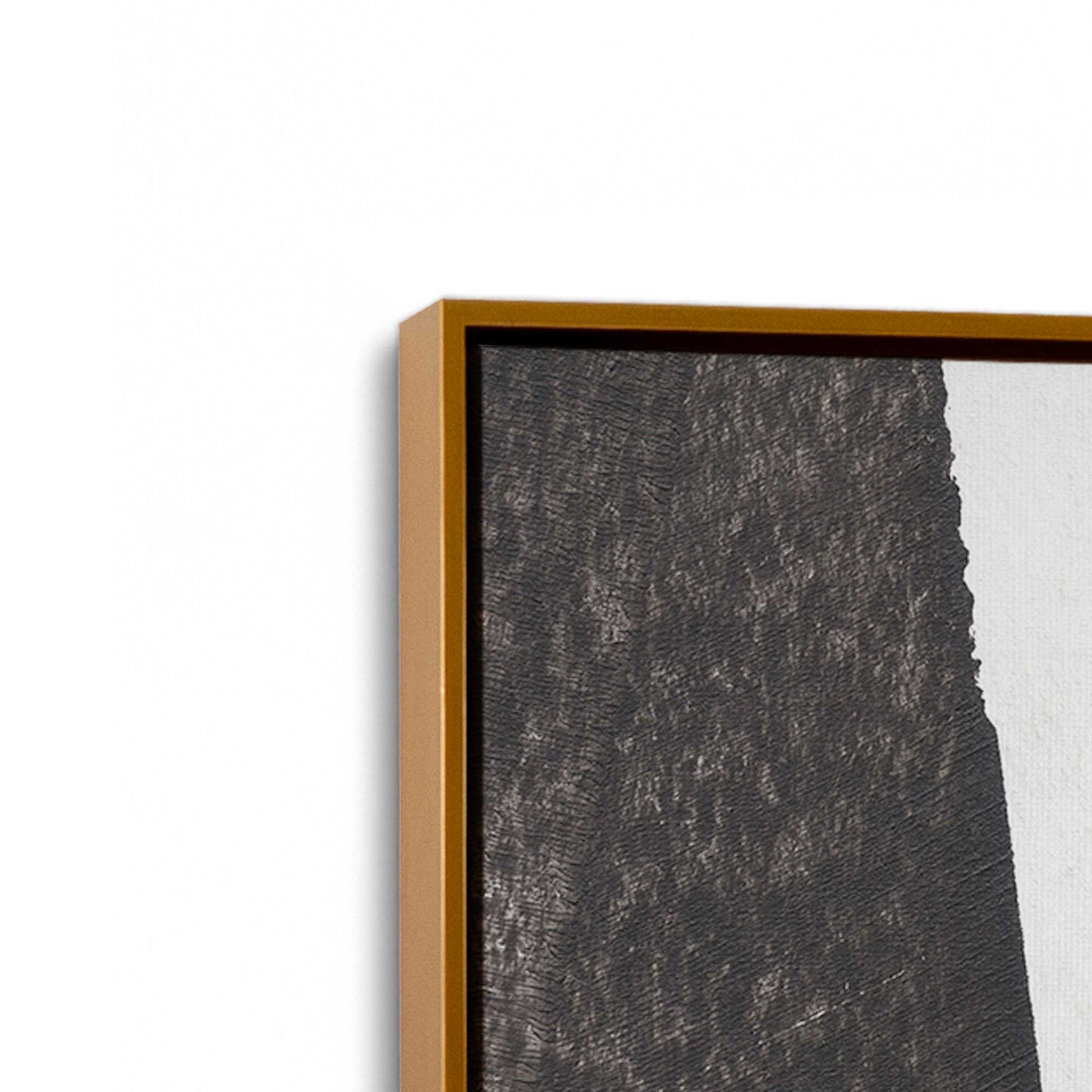 [Color:Polished Gold], Picture of art in a Polished Gold frame at an angle