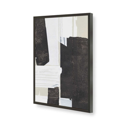 [Color:Satin Black], Picture of art in a Satin Black frame of the corner
