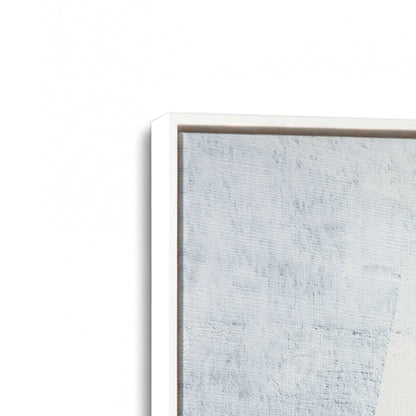 [Color:Opaque White], Picture of art in a White frame at an angle