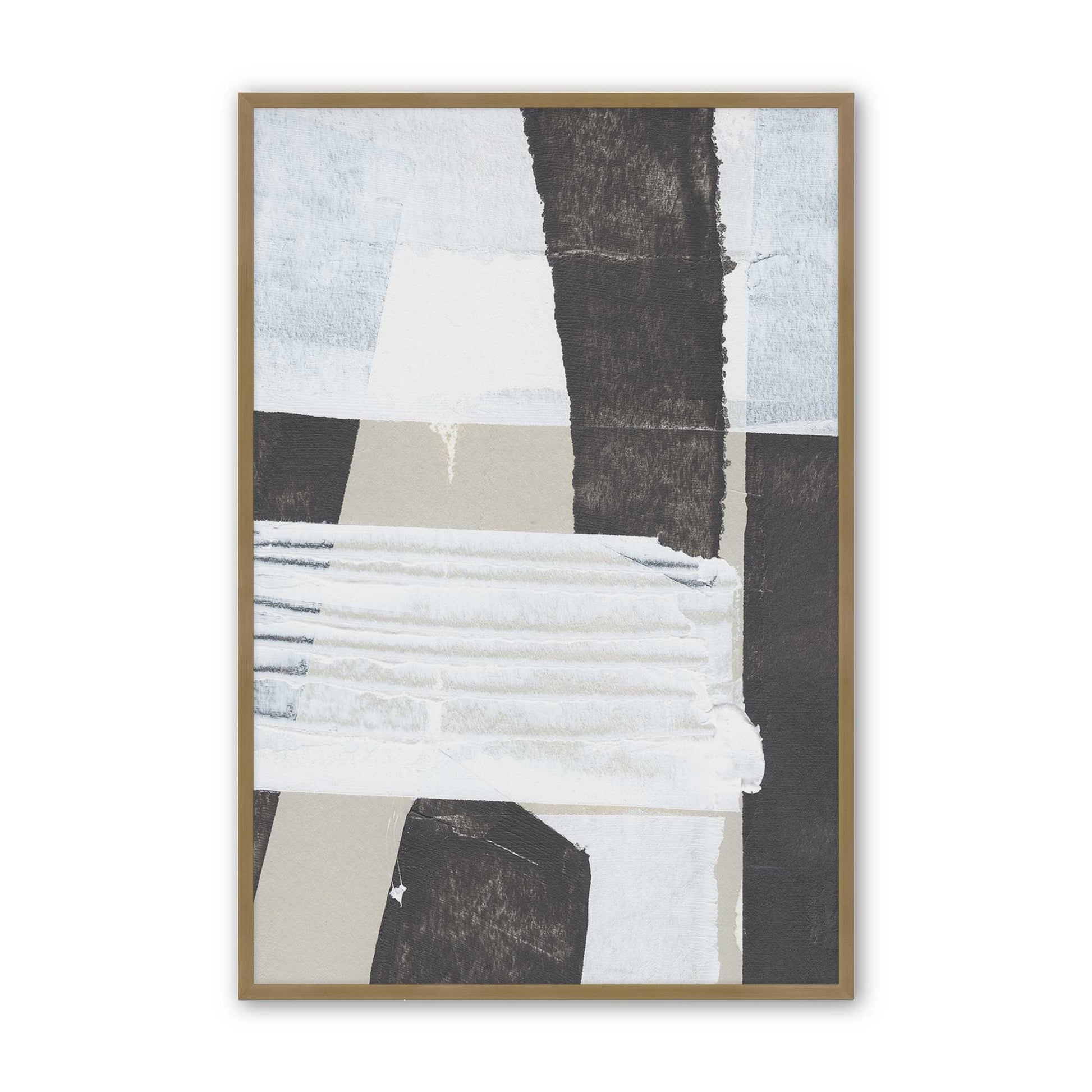 [Color:Brushed Gold], Picture of art in a Brushed Gold frame