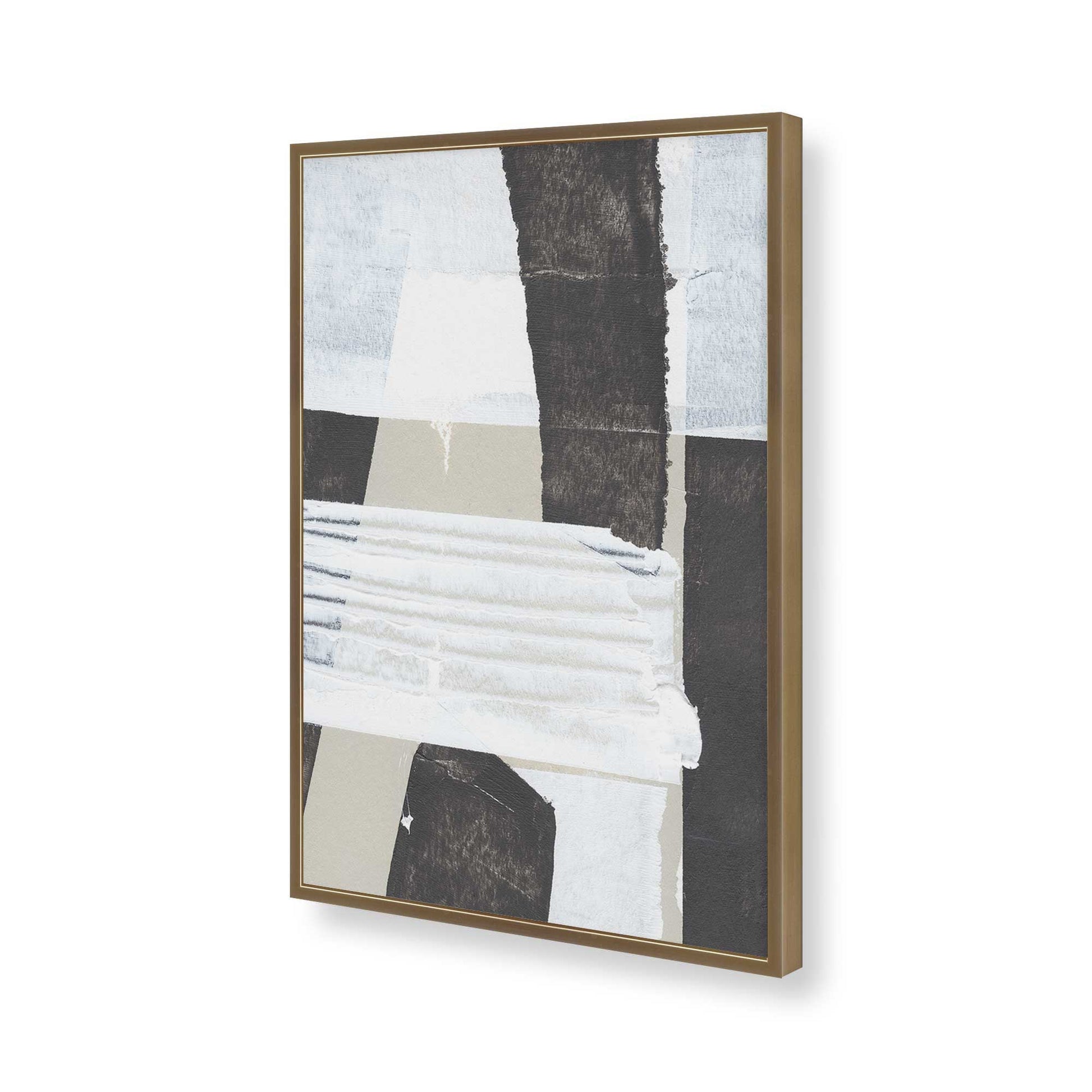 [Color:Brushed Gold], Picture of art in a Brushed Gold frame of the corner