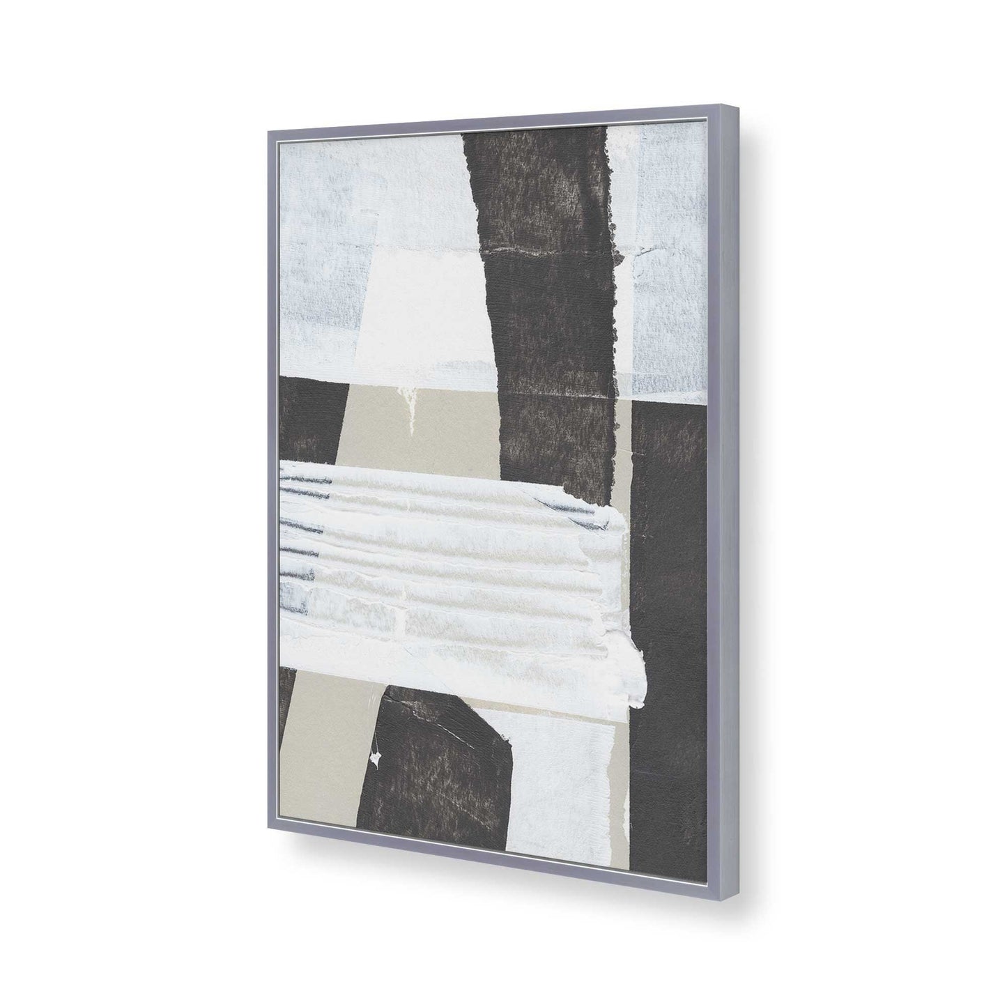 [Color:Polished Chrome], Picture of art in a Polished Chrome frame of the corner