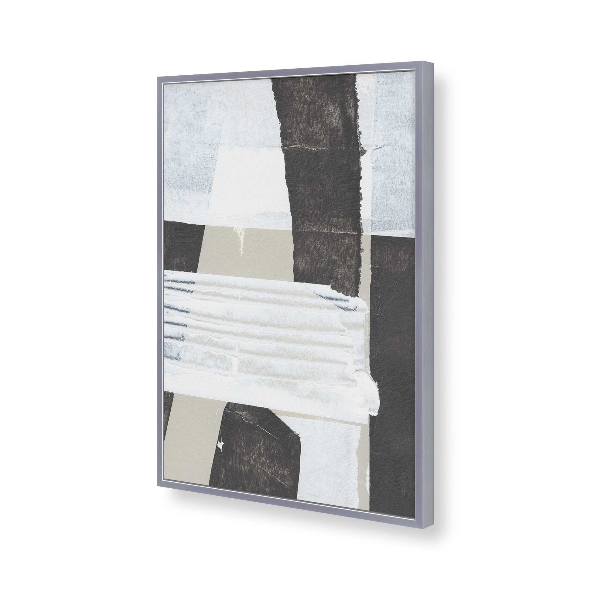 [Color:Polished Chrome], Picture of art in a Polished Chrome frame of the corner