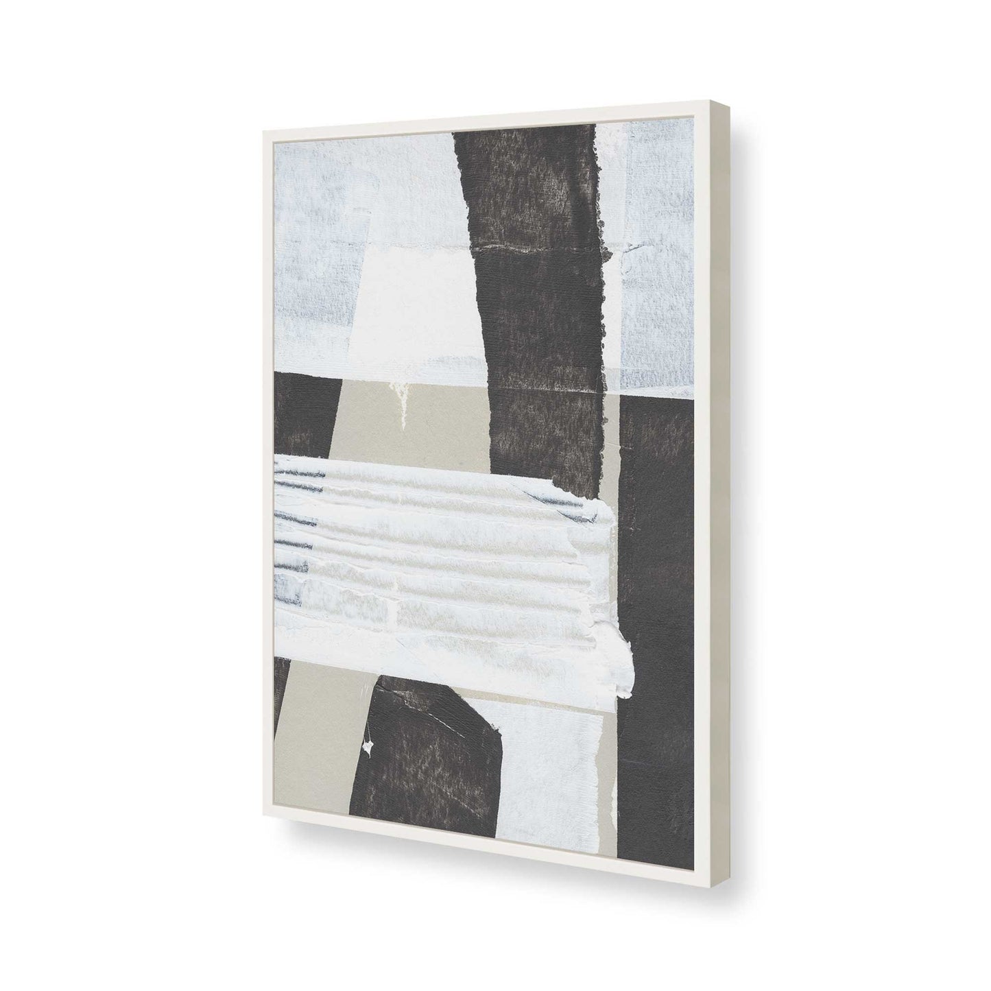 [Color:Opaque White], Picture of art in a Opaque White frame of the corner
