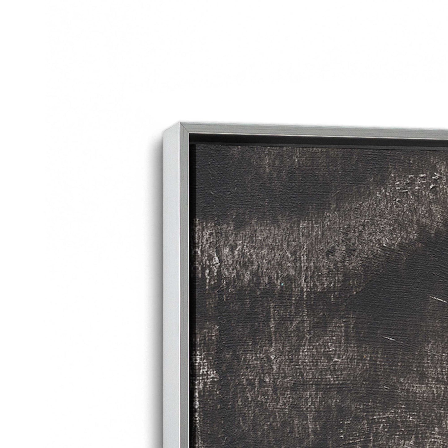 [Color:Polished Chrome], Picture of art in a Polished Chrome frame at an angle