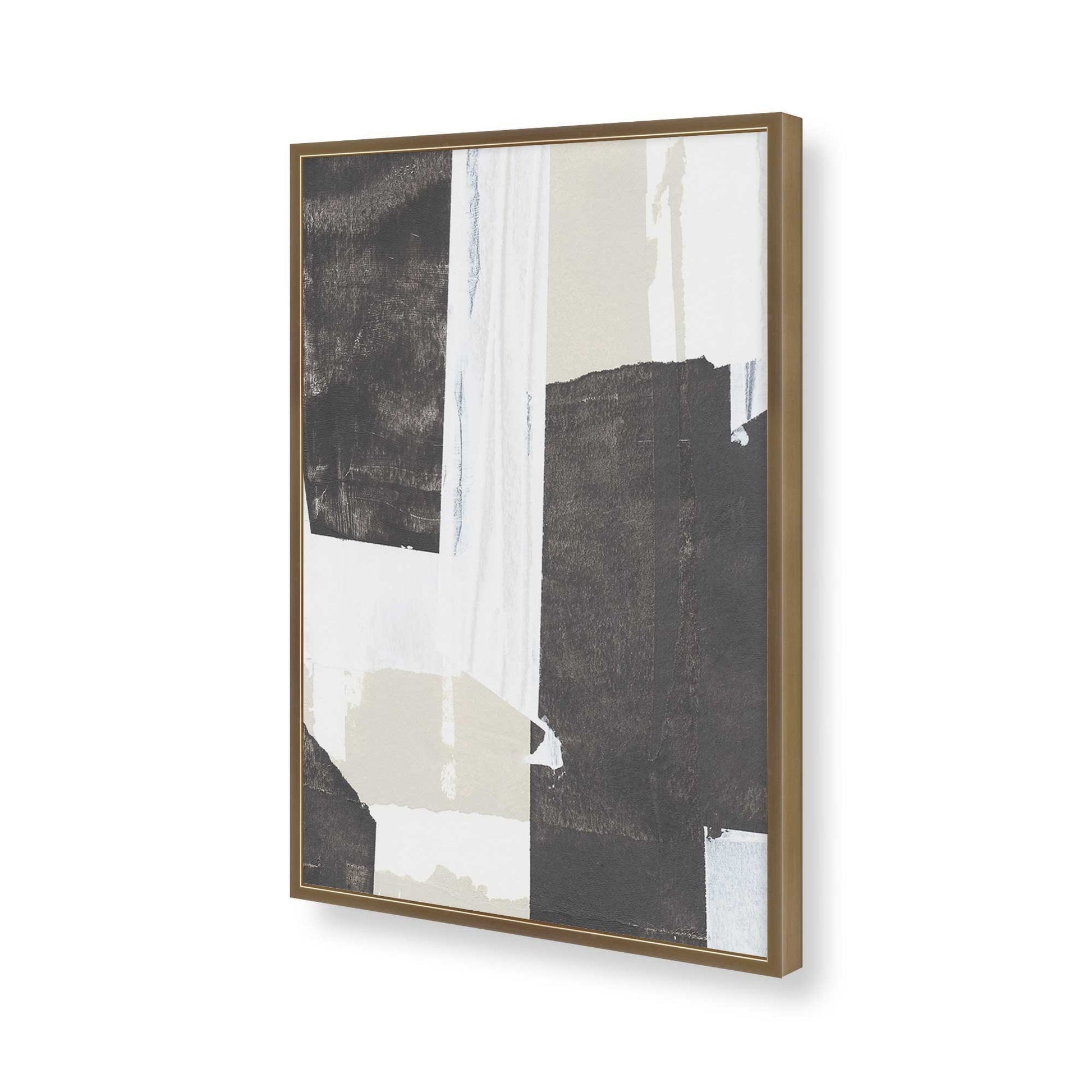 [Color:Brushed Gold], Picture of art in a Brushed Gold frame of the corner