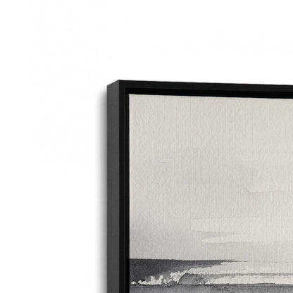 [Color:Satin Black], Picture of art in a Satin Black frame at an angle
