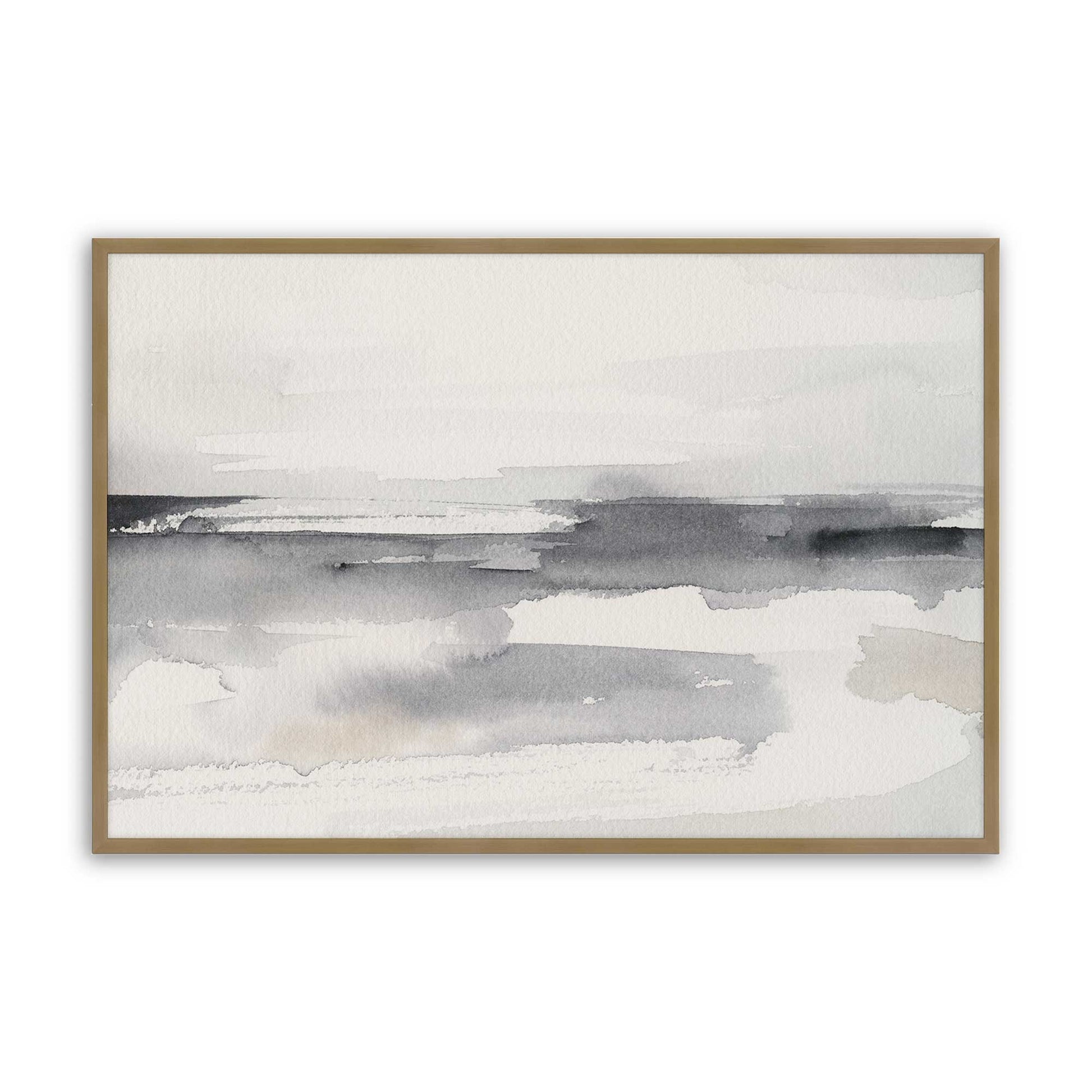 [Color:Brushed Gold], Picture of art in a Brushed Gold frame