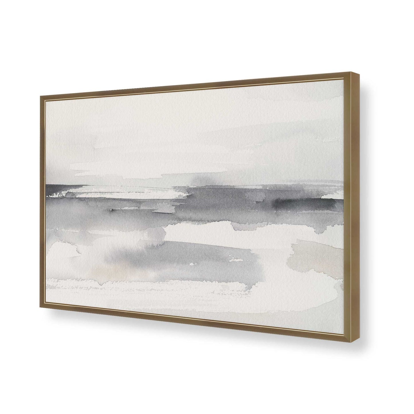 [Color:Brushed Gold], Picture of art in a Brushed Gold frame of the corner