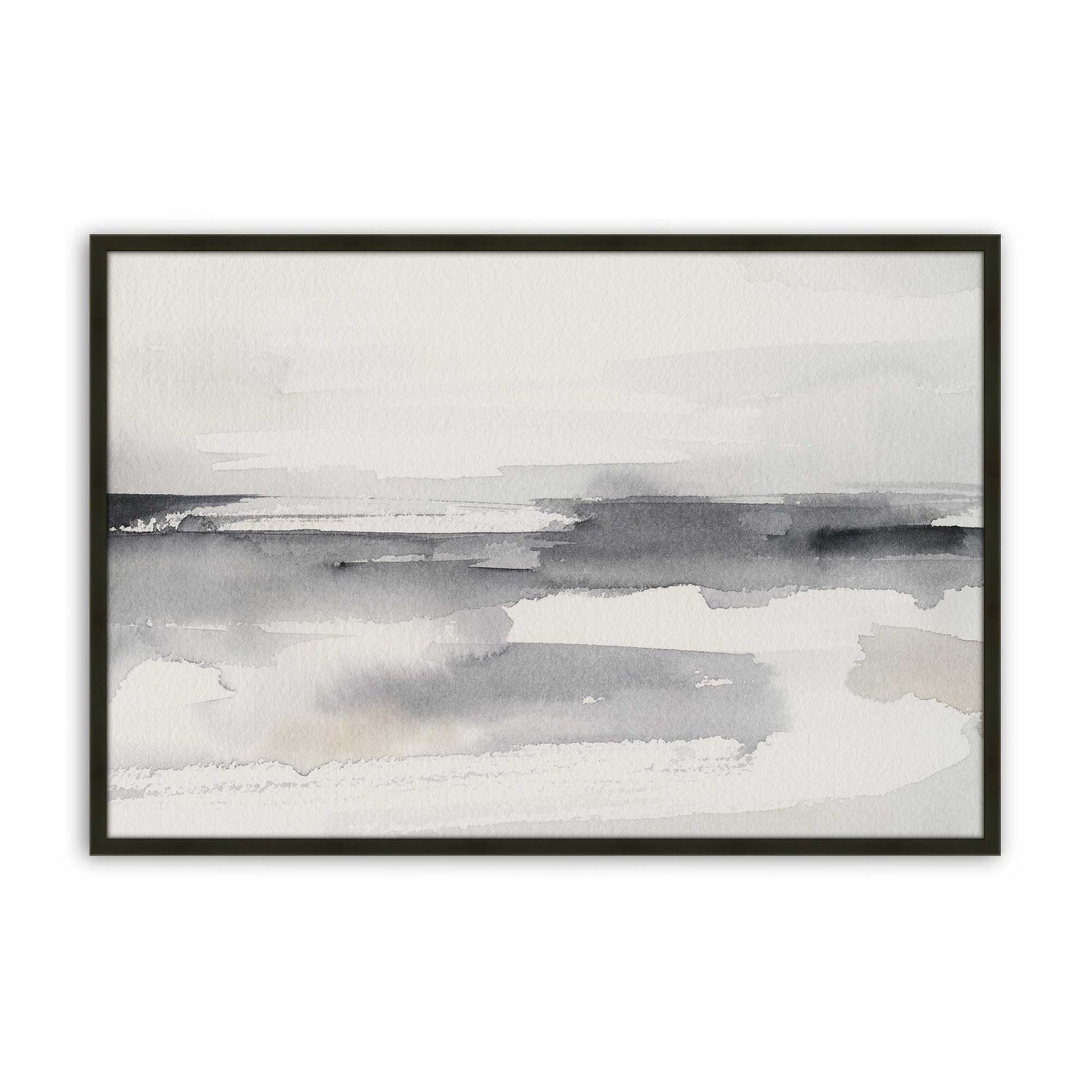 [Color:Satin Black], Picture of art in a Satin Black frame