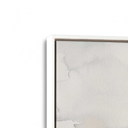 [Color:Opaque White], Picture of art in a White frame at an angle