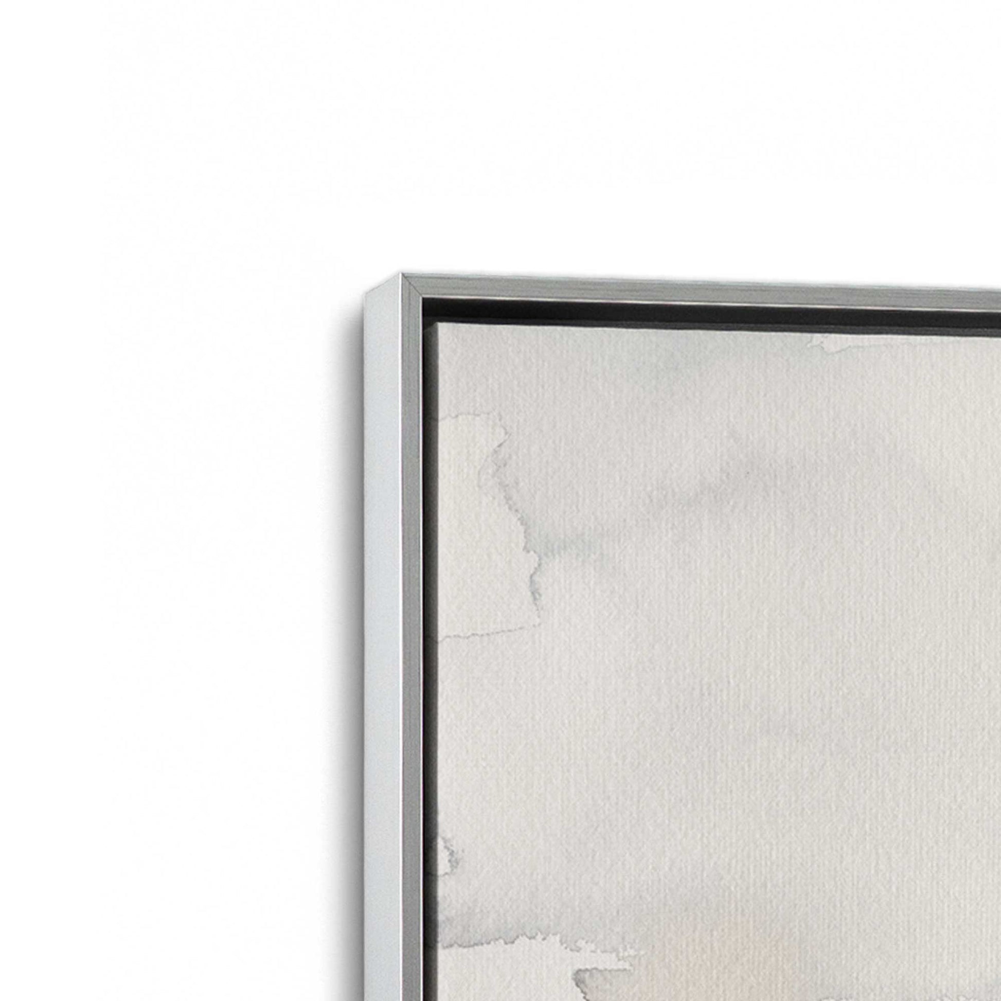 [Color:Polished Chrome], Picture of art in a Polished Chrome frame at an angle