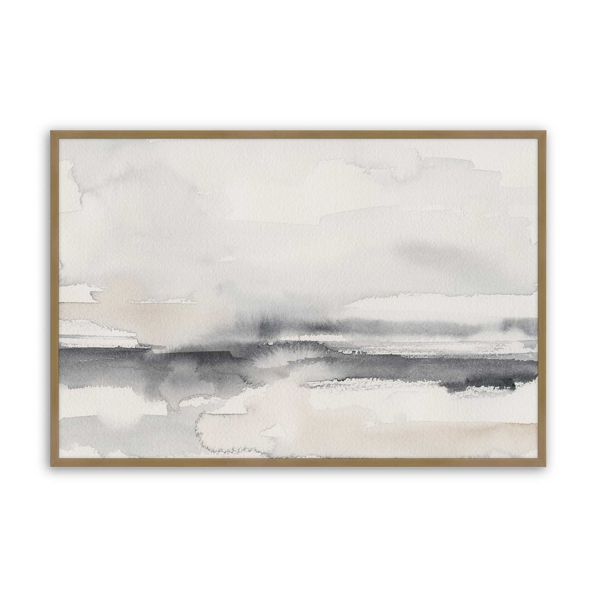 [Color:Brushed Gold], Picture of art in a Brushed Gold frame