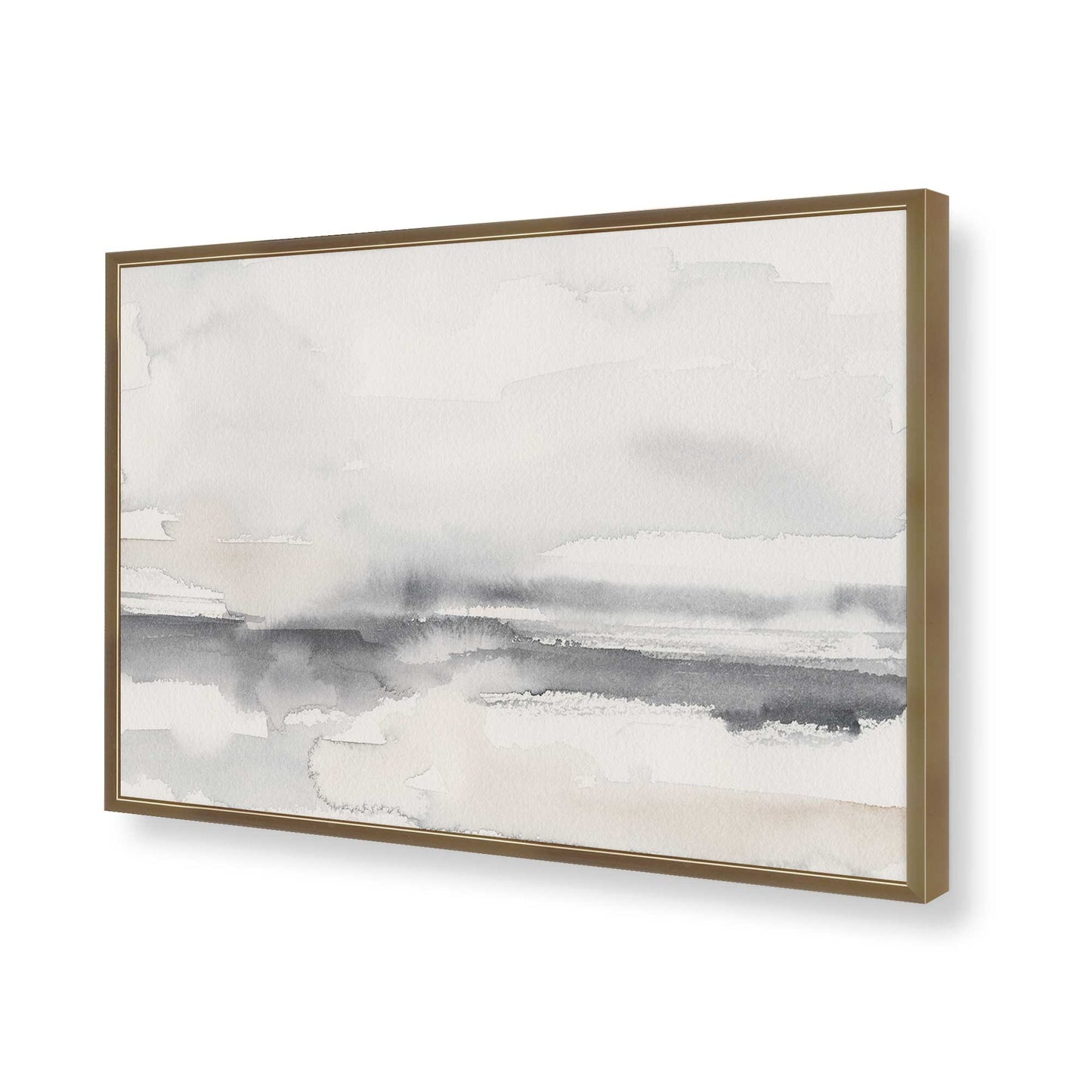 [Color:Brushed Gold], Picture of art in a Brushed Gold frame of the corner