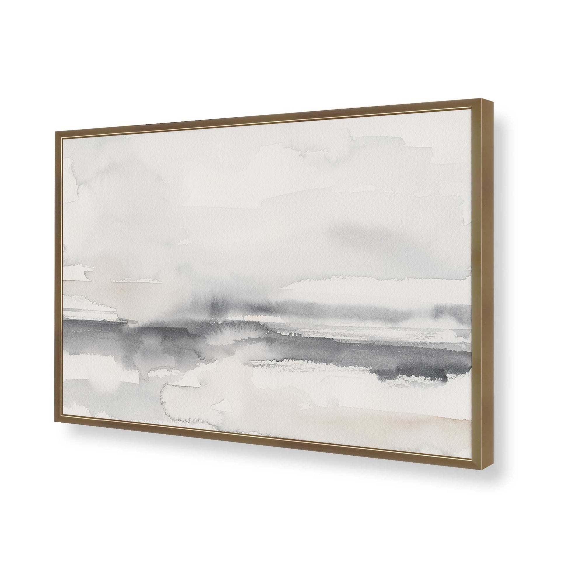 [Color:Brushed Gold], Picture of art in a Brushed Gold frame of the corner