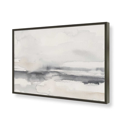 [Color:Satin Black], Picture of art in a Satin Black frame of the corner