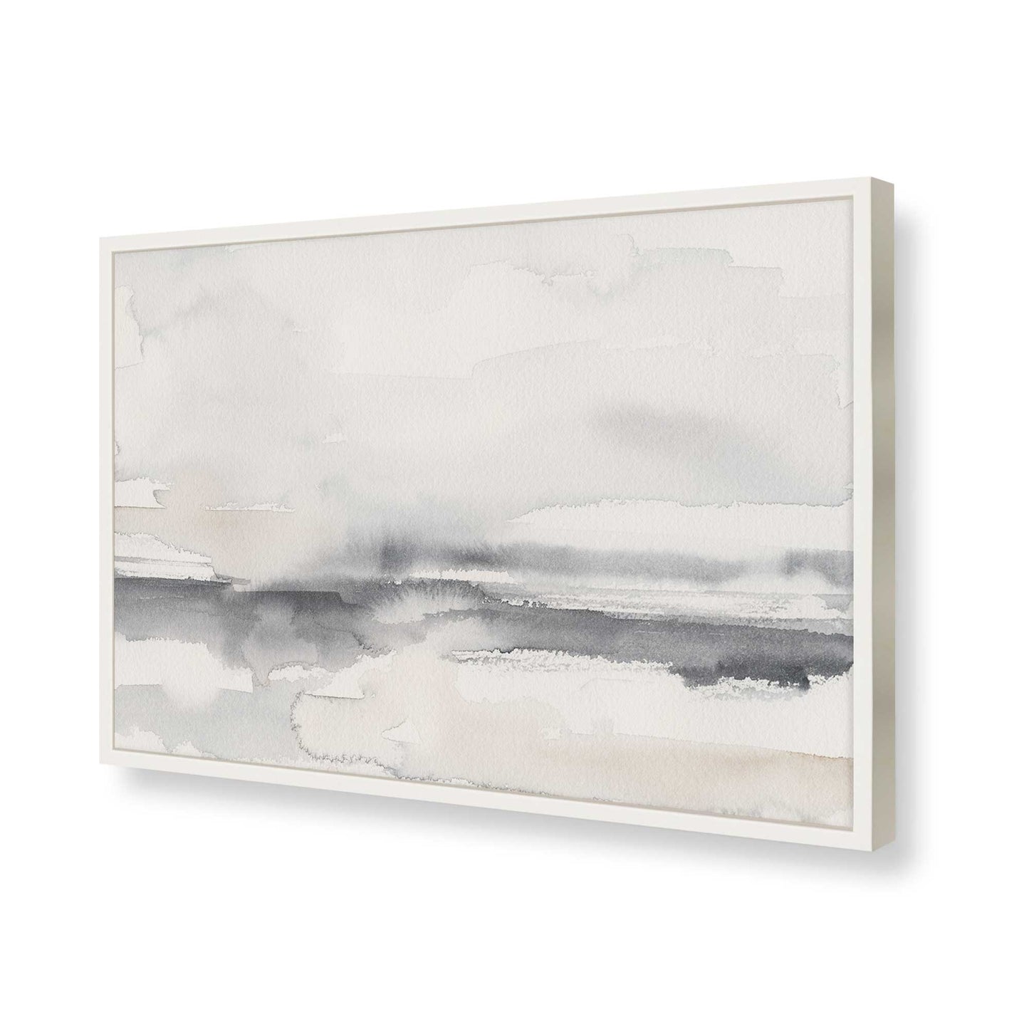[Color:Opaque White], Picture of art in a Opaque White frame of the corner