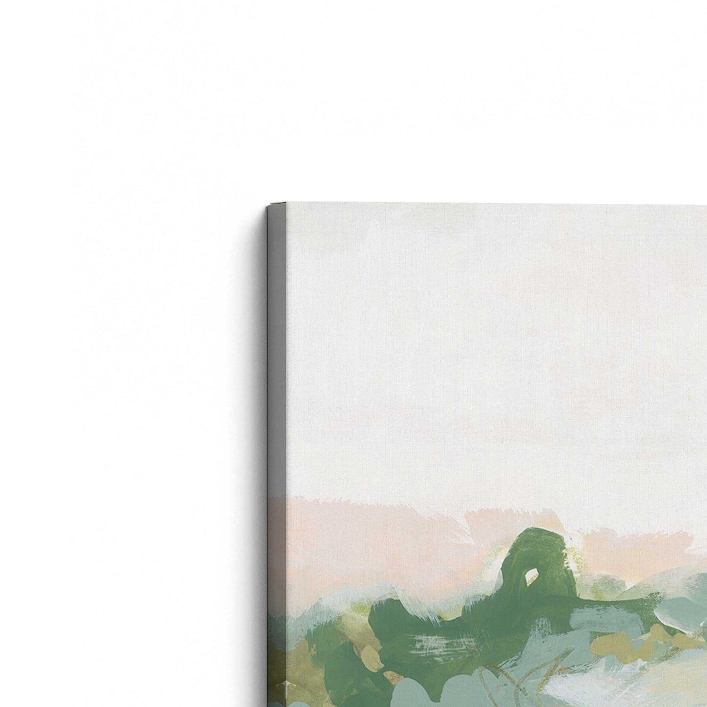 [Color:Stretched Canvas], Picture of art at an angle