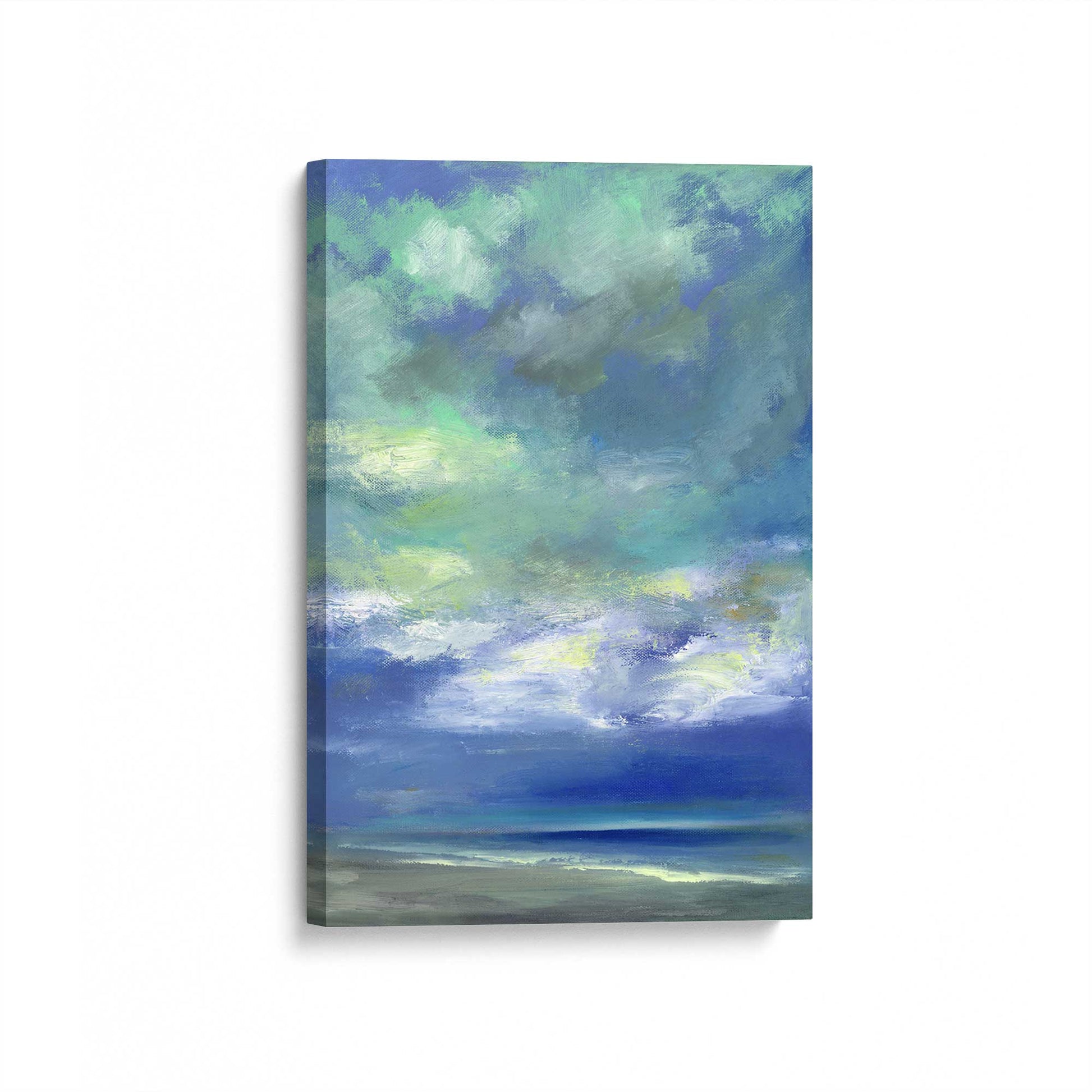 [Color:Stretched Canvas], Picture of art at an angle