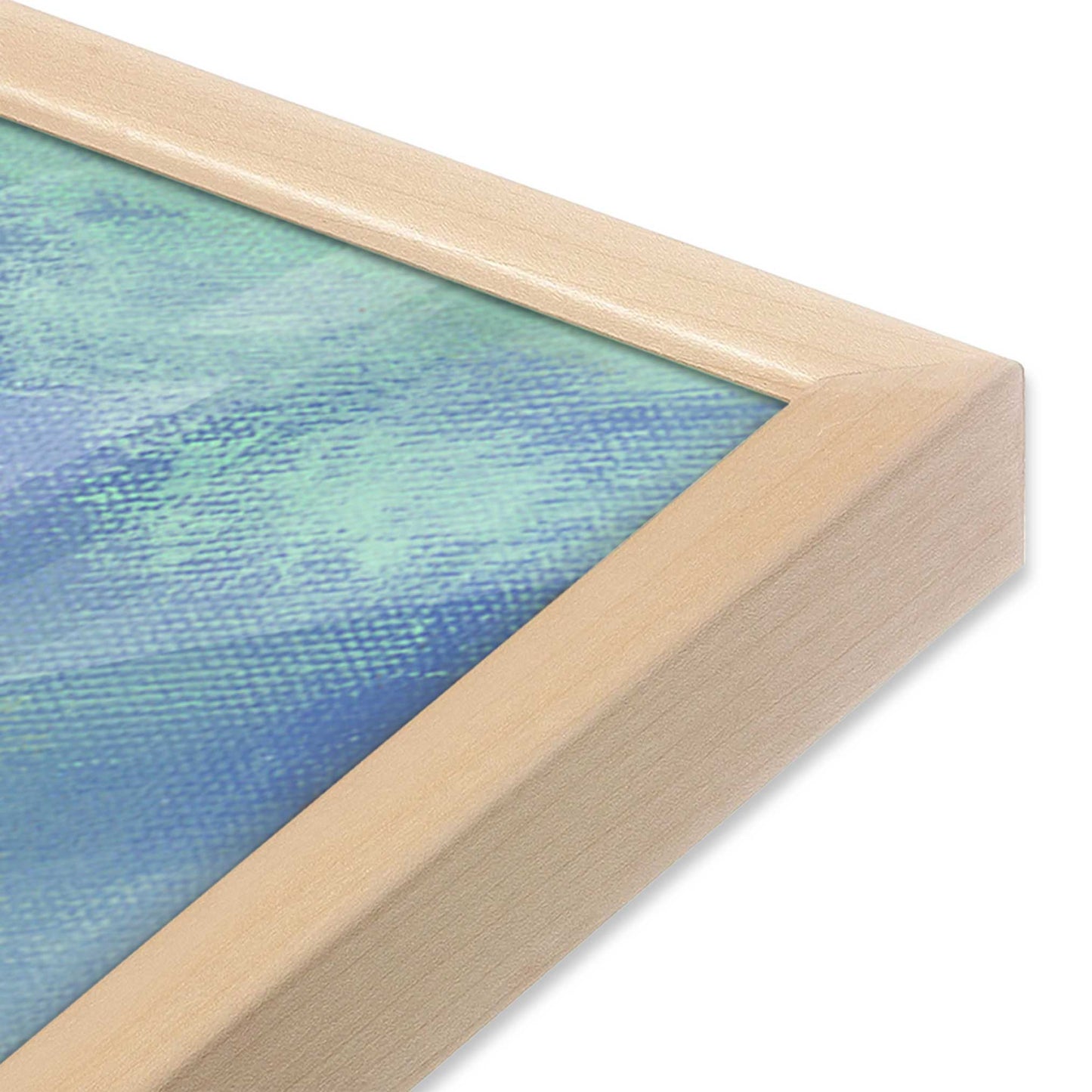 [Color:Raw Maple], Picture of art in a Raw Maple frame at an angle