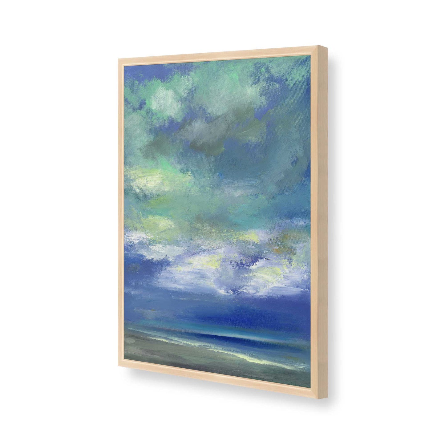 [Color:Raw Maple], Picture of art in a Raw Maple frame of the corner