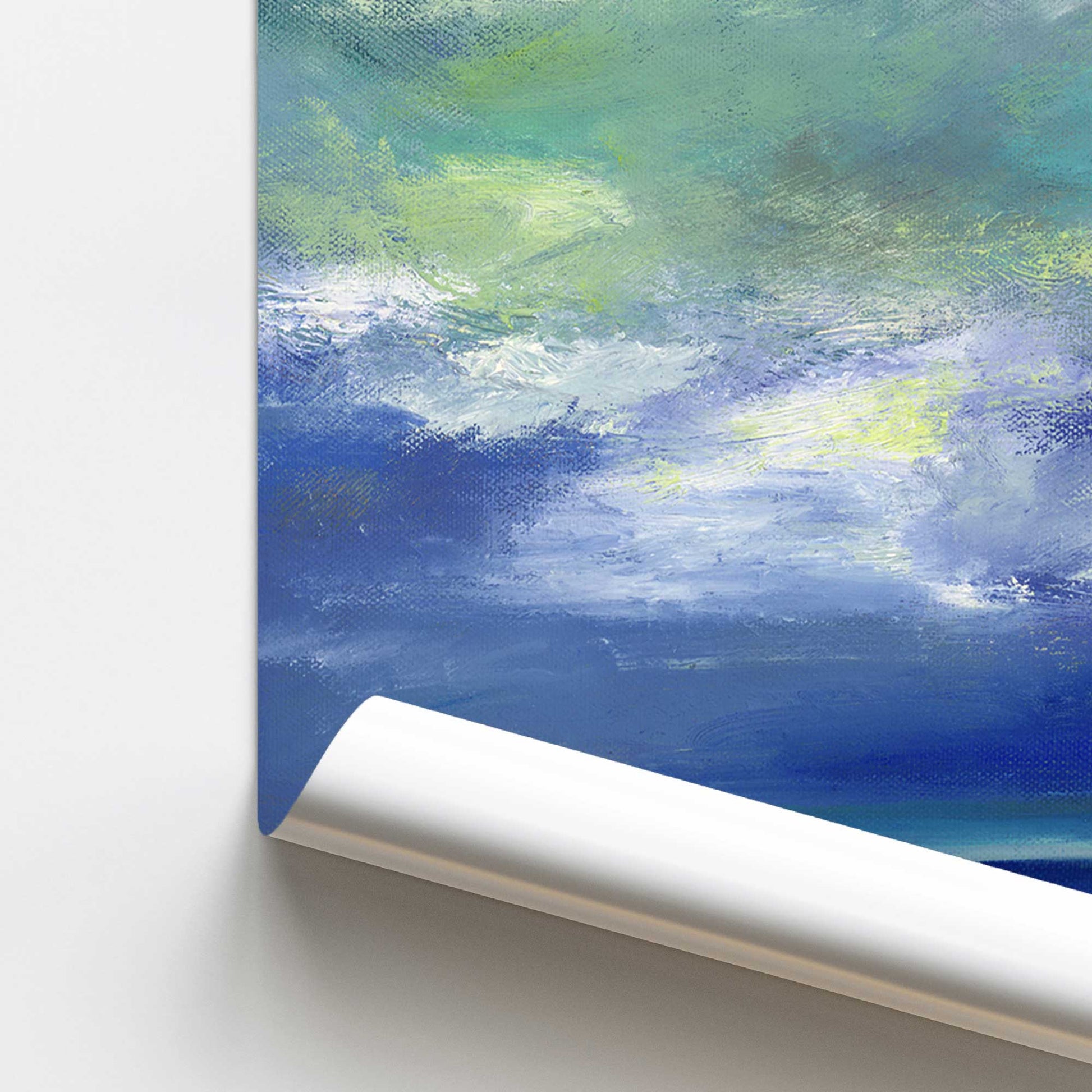 [color:Rolled Print], Picture of close up of art
