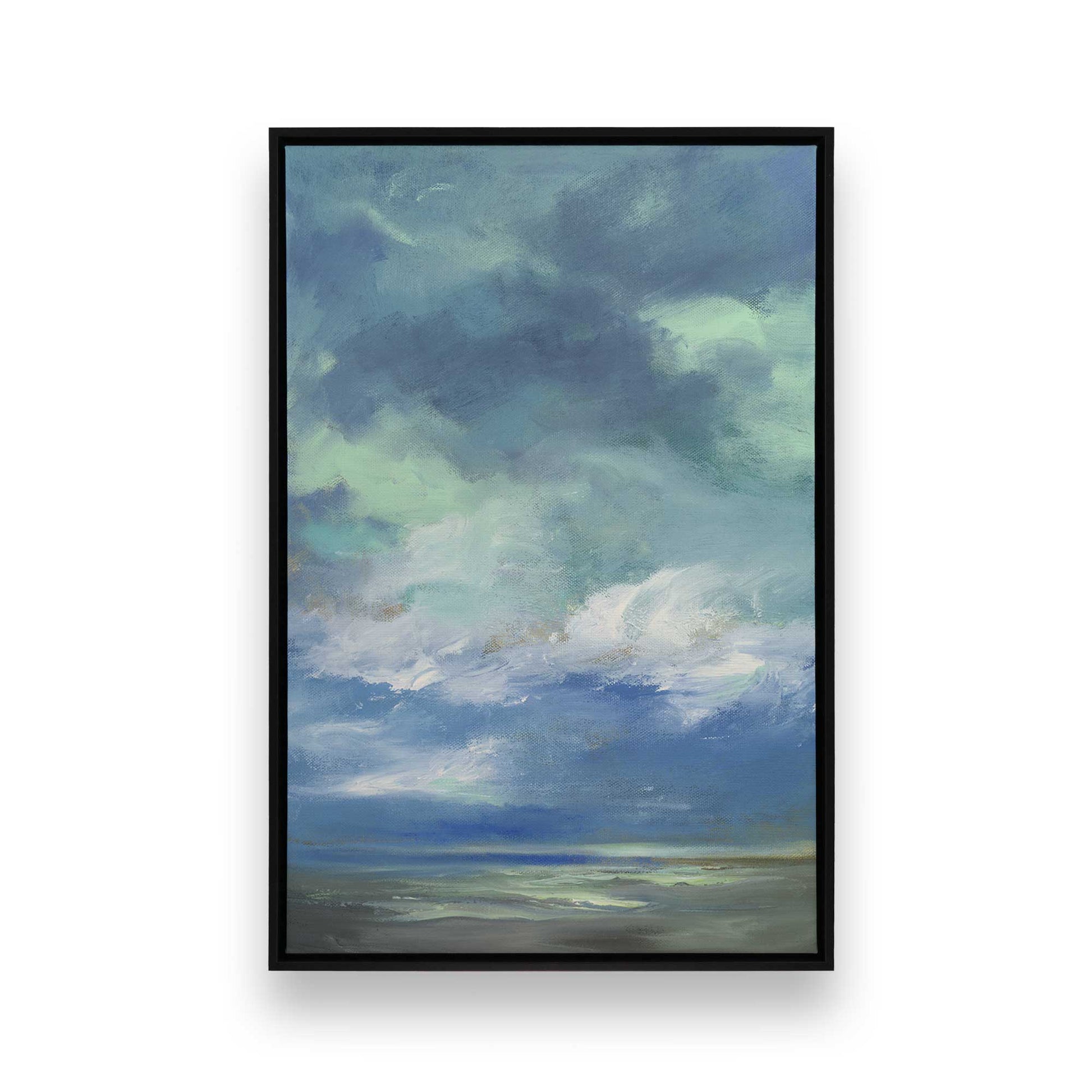 [Color:Satin Black], Picture of art in a Satin Black frame