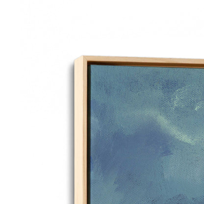 [Color:American Maple], Picture of art in a American Maple frame at an angle