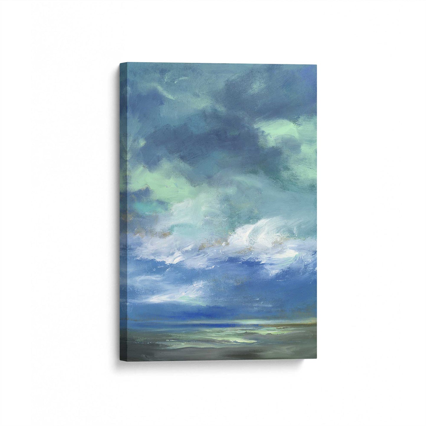 [Color:Stretched Canvas], Picture of art at an angle