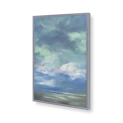 [Color:Polished Chrome], Picture of art in a Polished Chrome frame of the corner
