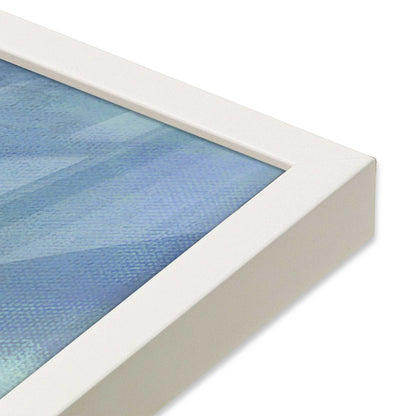 [Color:Opaque White], Picture of art in a Opaque White frame at an angle