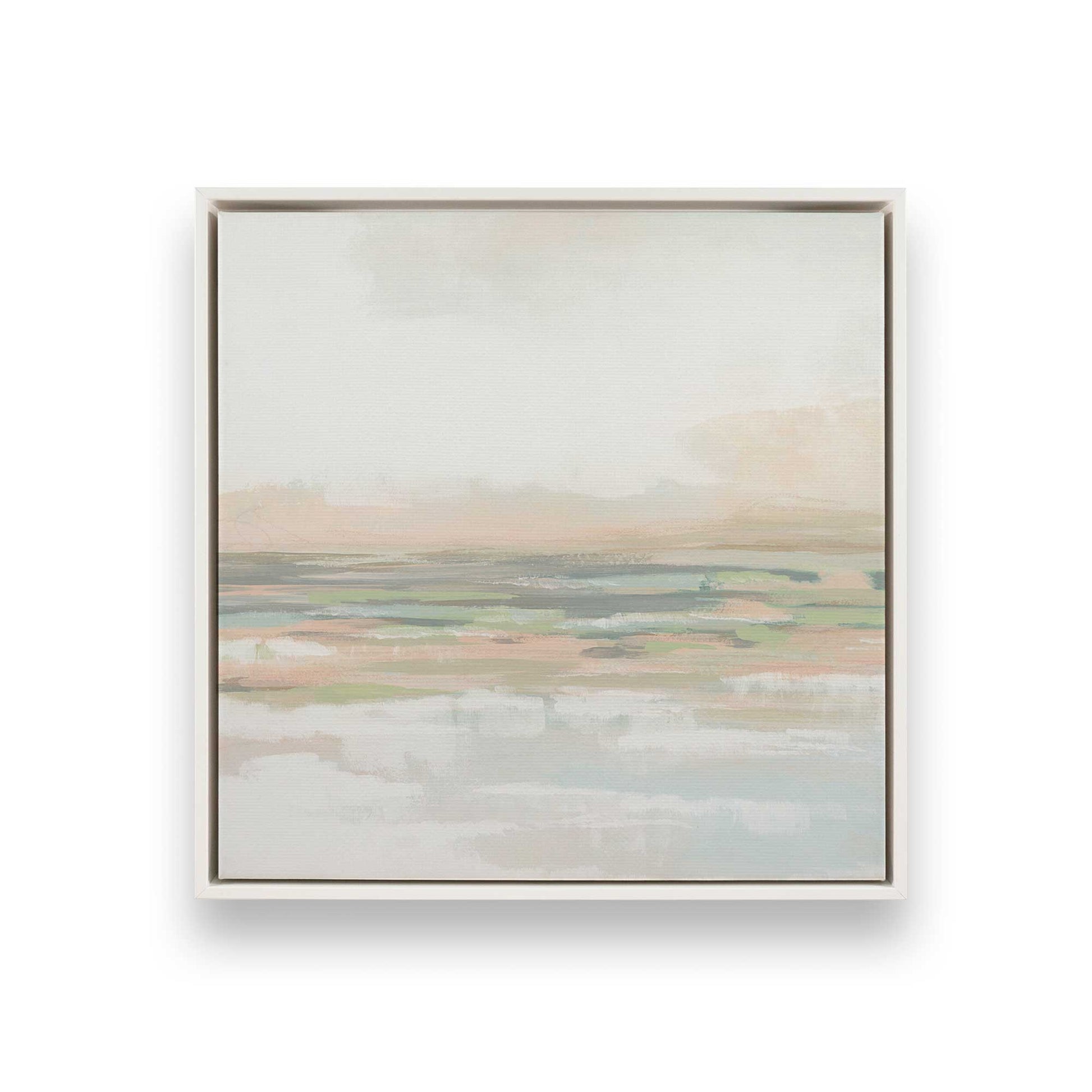 [Color:Opaque White], Picture of art in a White frame