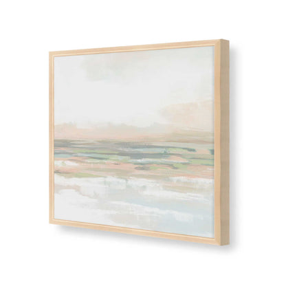 [Color:Raw Maple], Picture of art in a Raw Maple frame at an angle