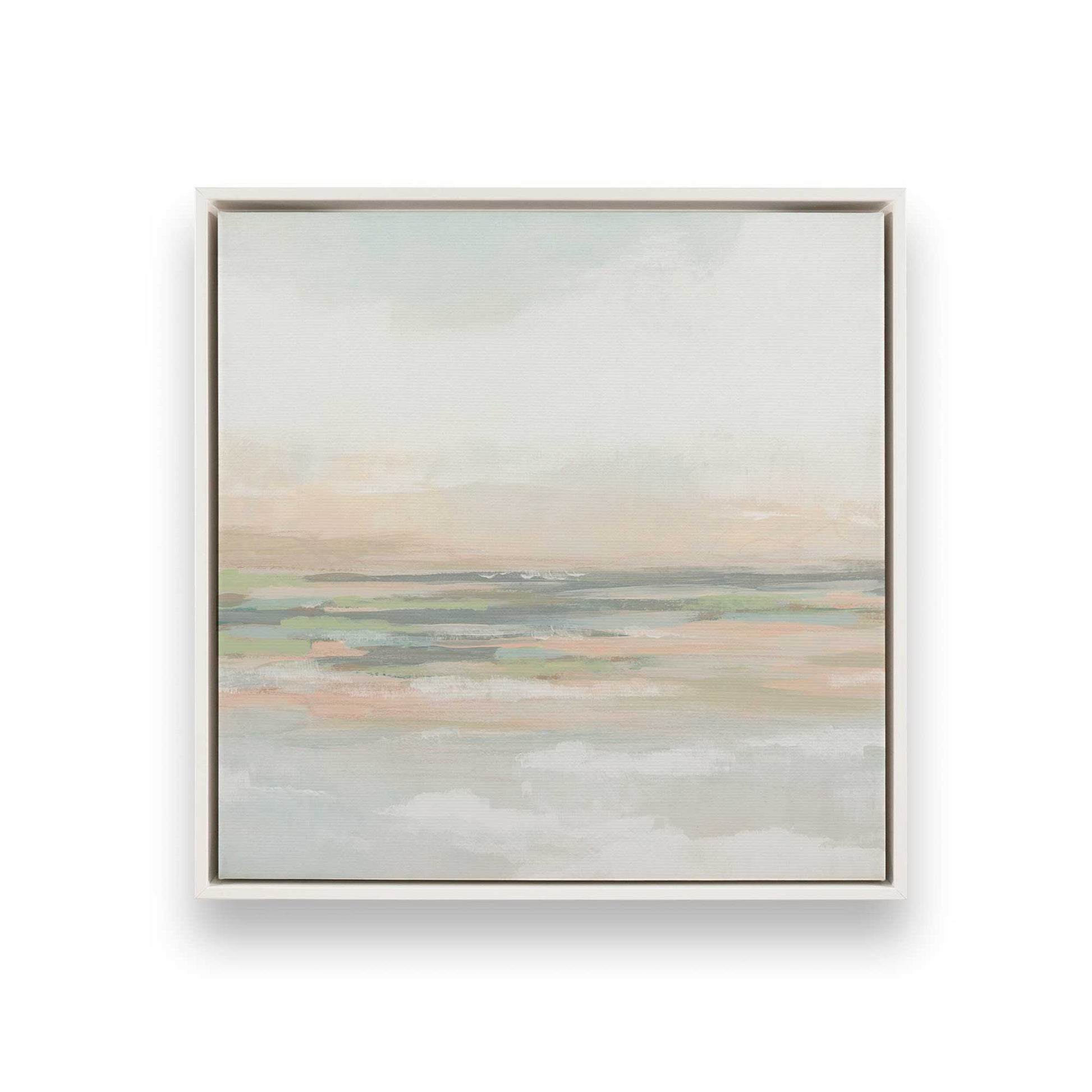 [Color:Opaque White], Picture of art in a White frame