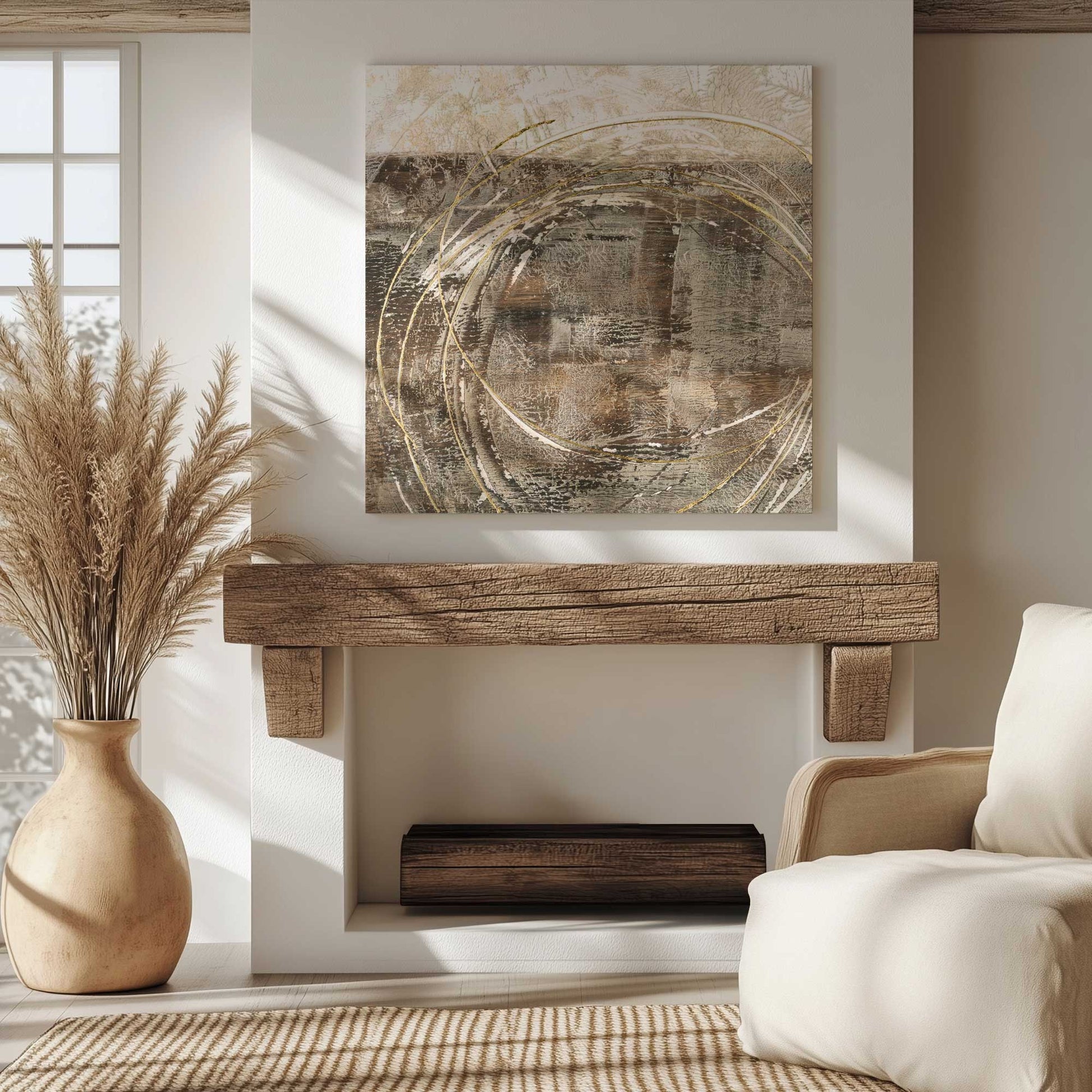 Picture of art in a room
