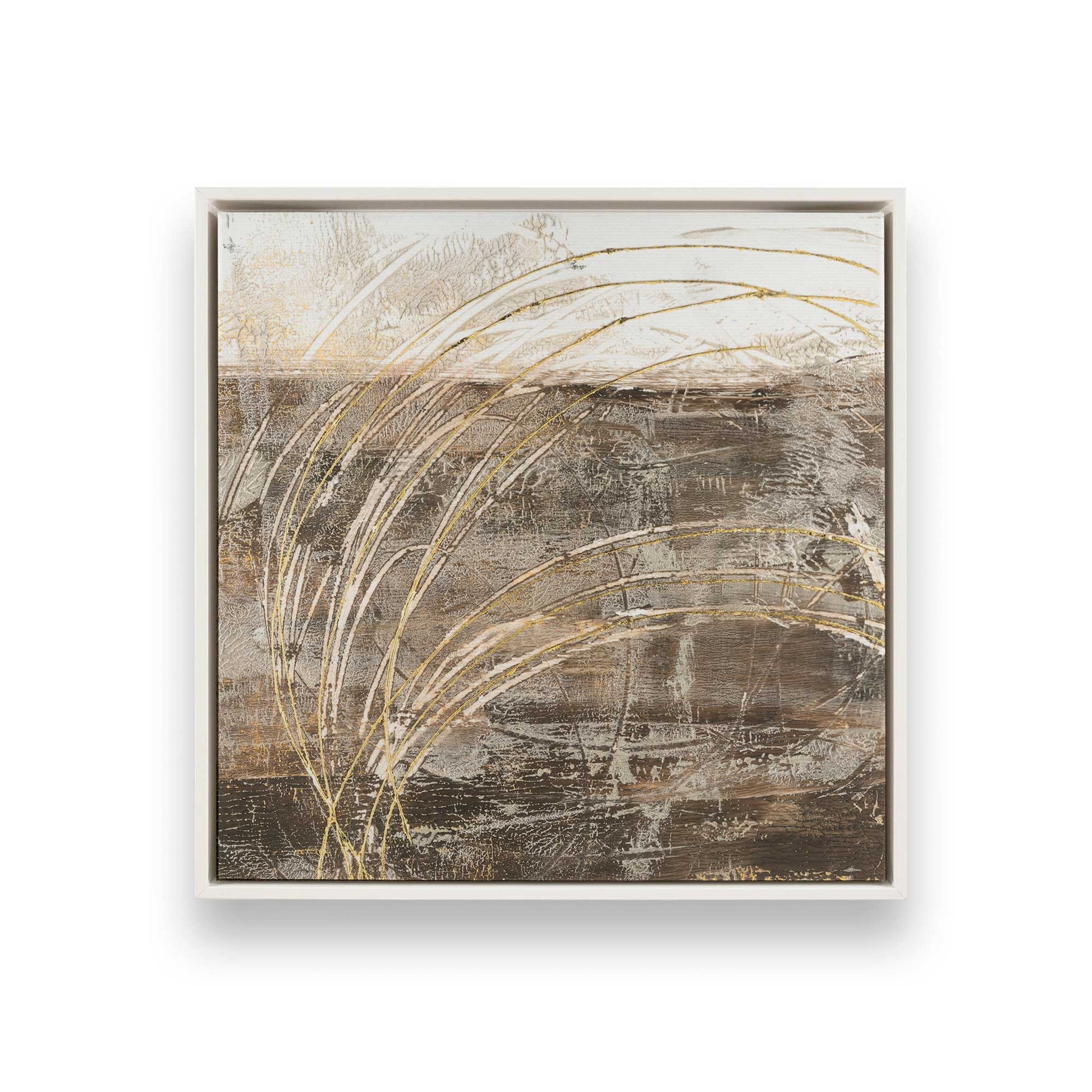 [Color:Opaque White], Picture of art in a White frame