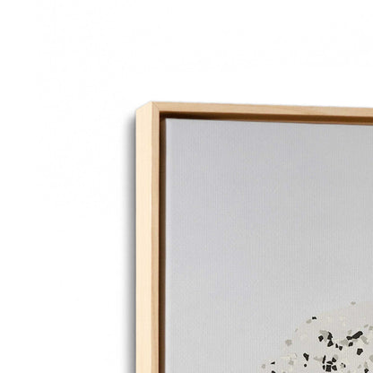 [Color:American Maple], Picture of art in a American Maple frame at an angle