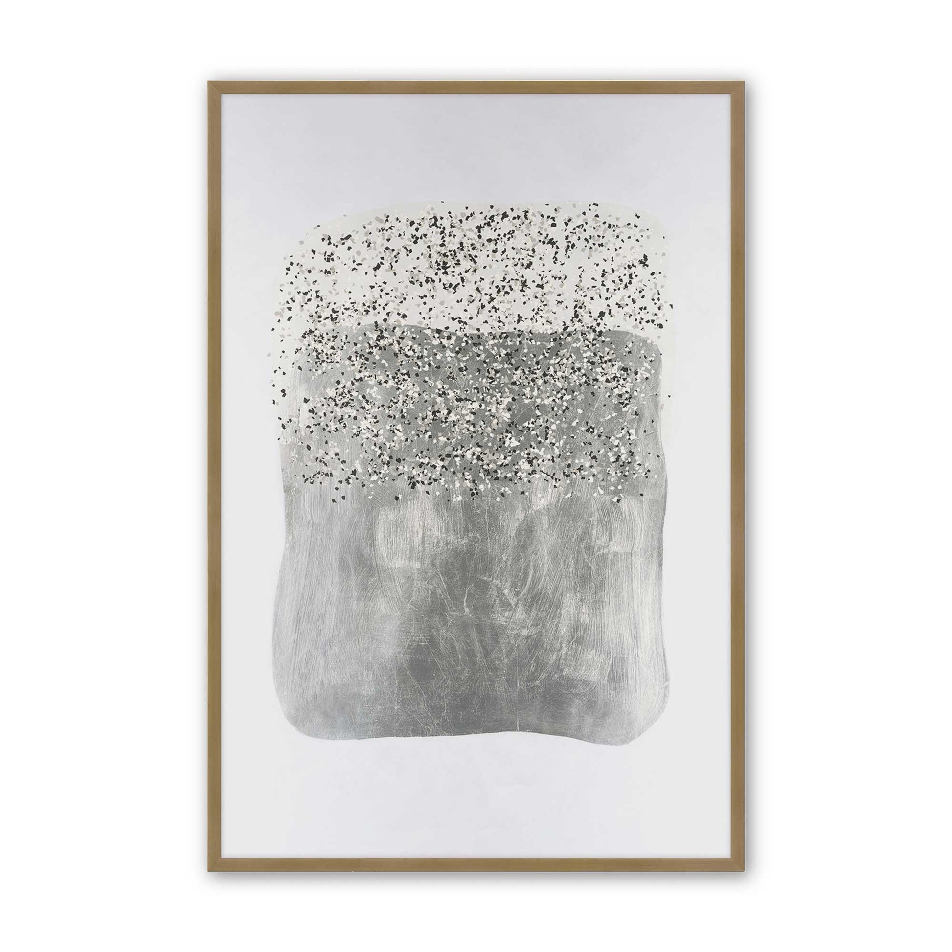 [Color:Brushed Gold], Picture of art in a Brushed Gold frame