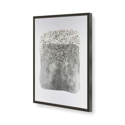 [Color:Satin Black], Picture of art in a Satin Black frame of the corner