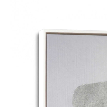 [Color:Opaque White], Picture of art in a White frame at an angle
