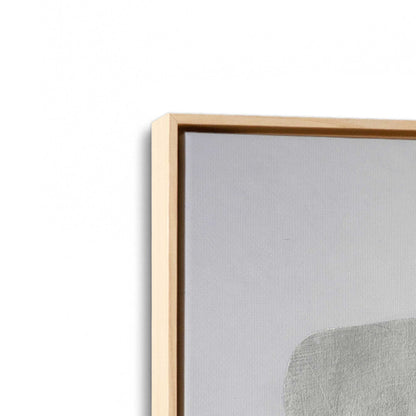 [Color:American Maple], Picture of art in a American Maple frame at an angle