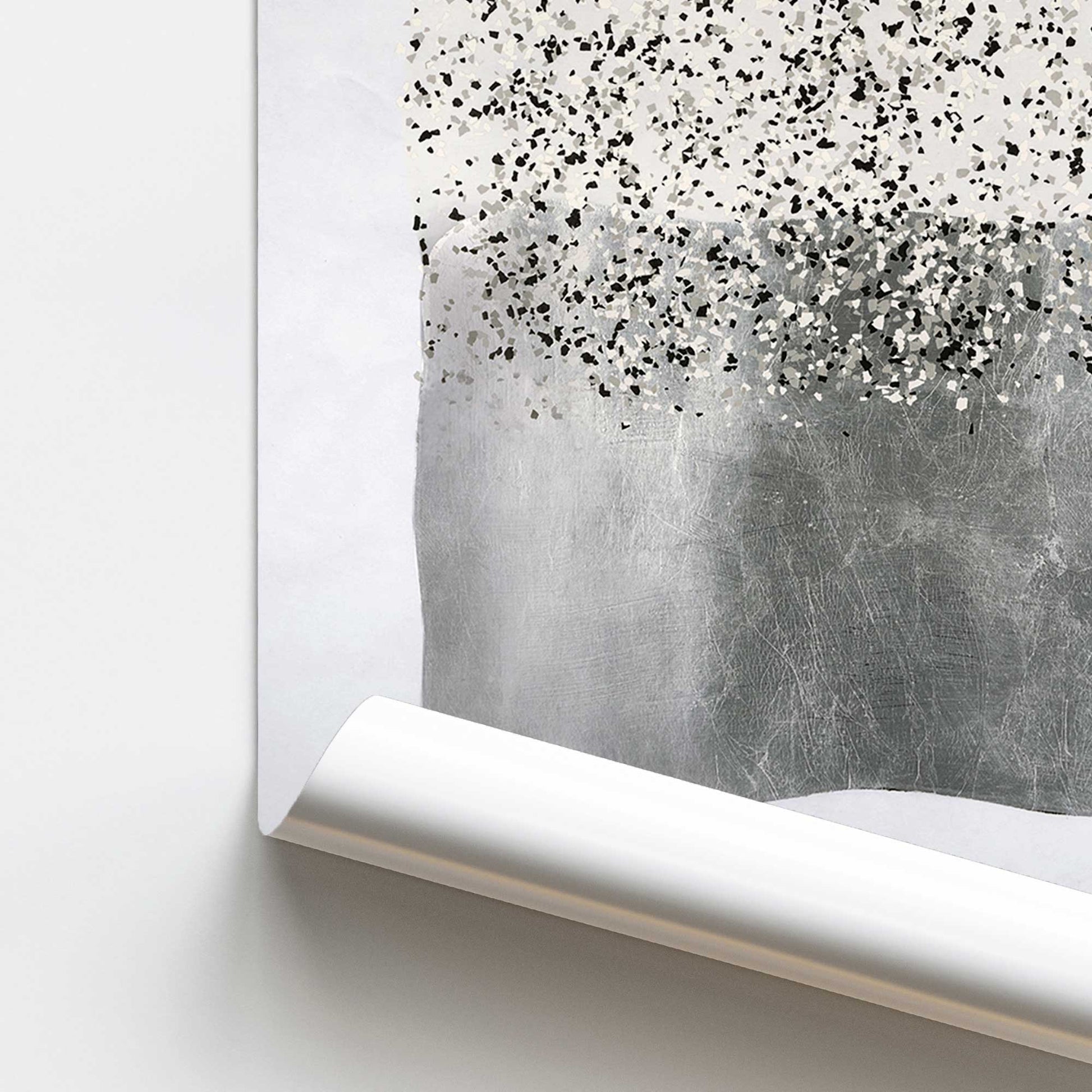 [color:Rolled Print], Picture of close up of art