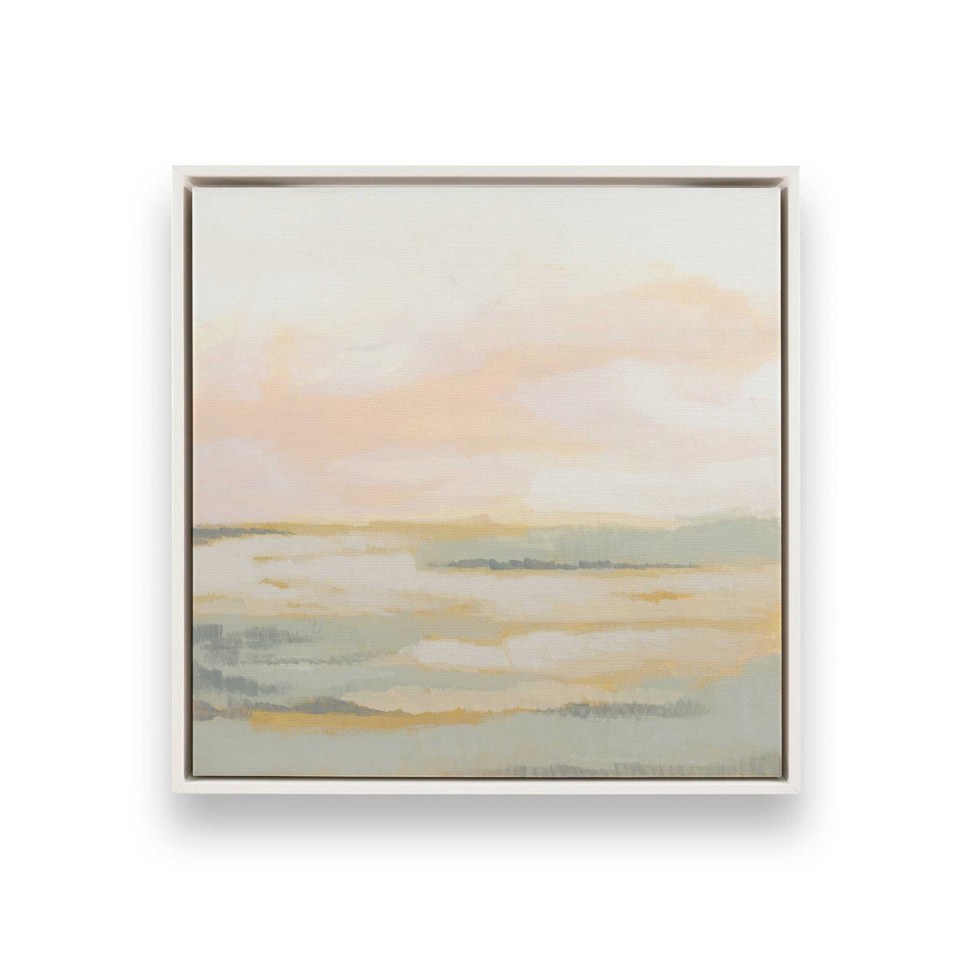 [Color:Opaque White], Picture of art in a White frame