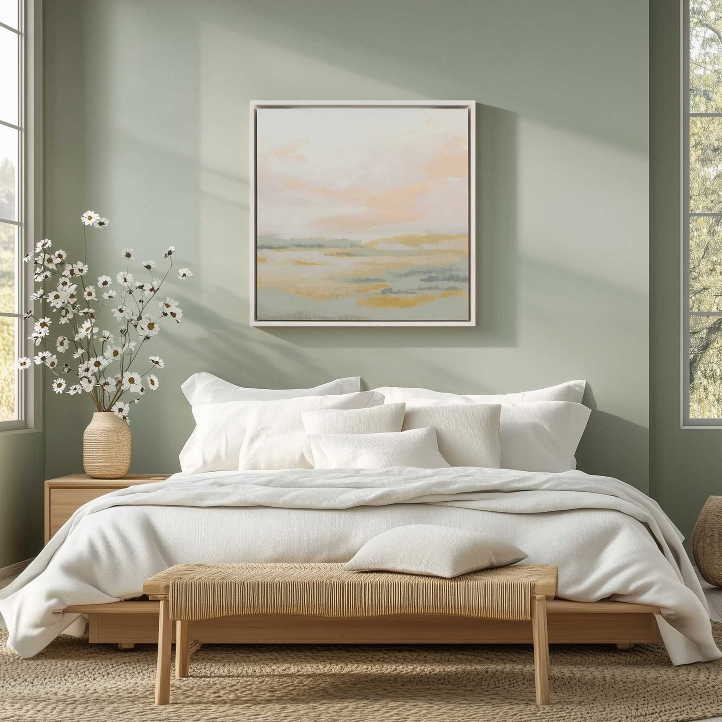 Picture of art in a room