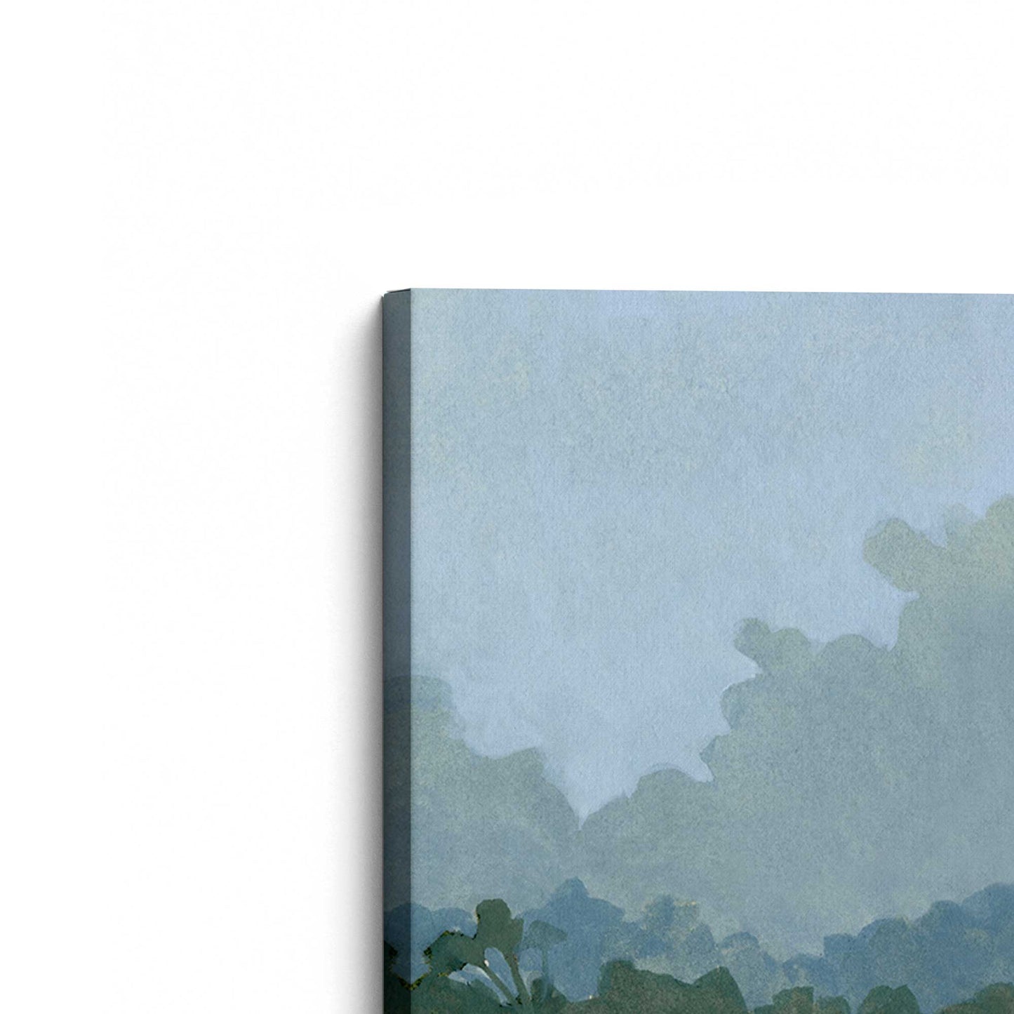 [Color:Stretched Canvas], Picture of the corner of the art