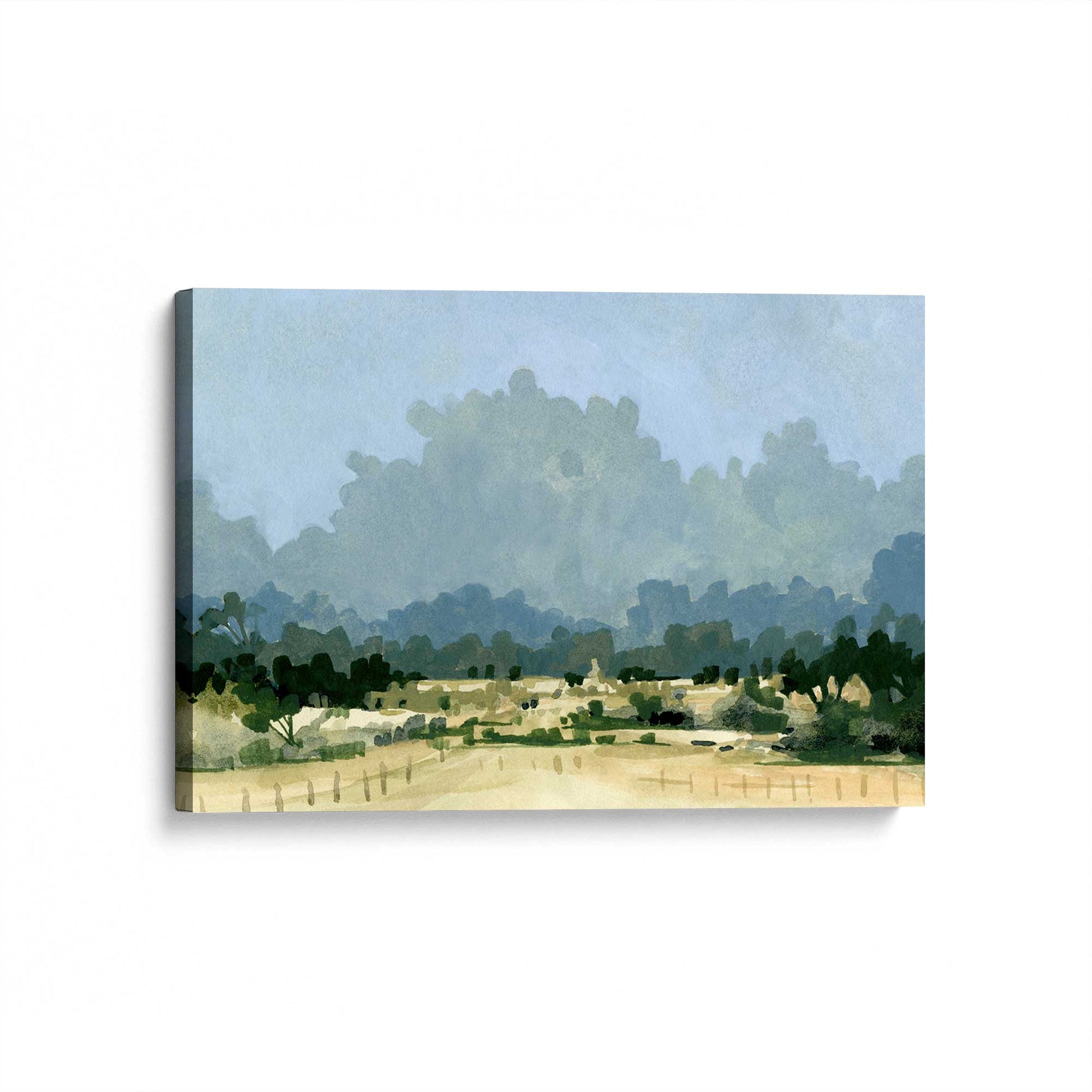 [Color:Stretched Canvas], Picture of art at an angle