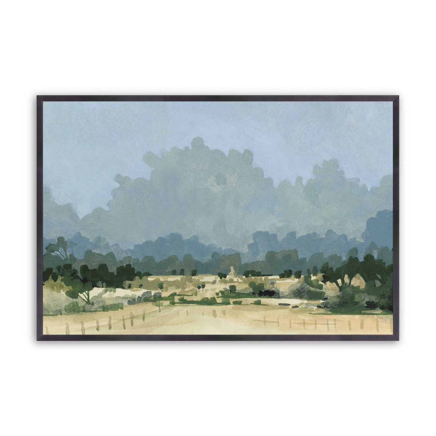 [Color:Weathered Zinc], Picture of art in a Weathered Zinc frame