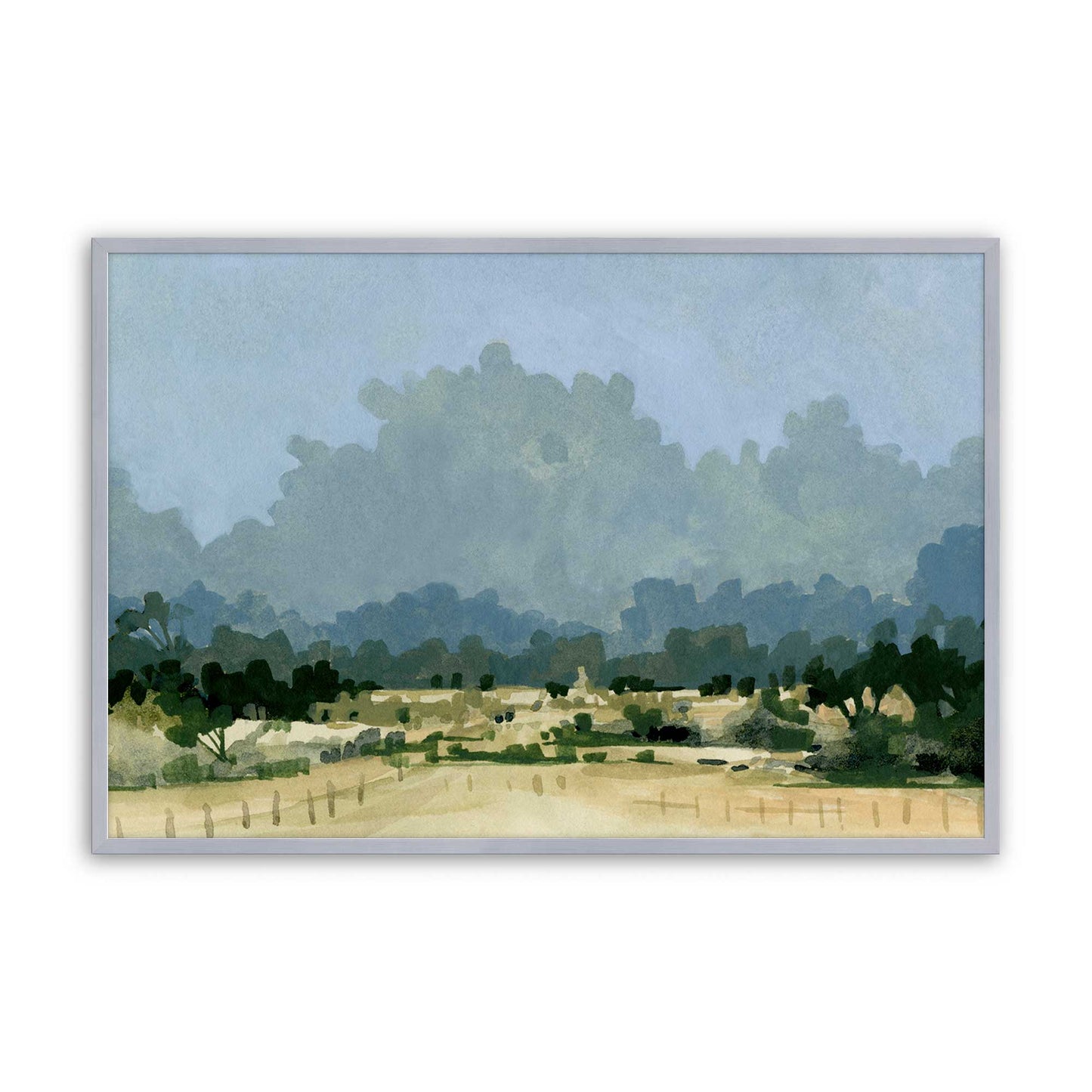 [Color:Polished Chrome], Picture of art in a Polished Chrome frame